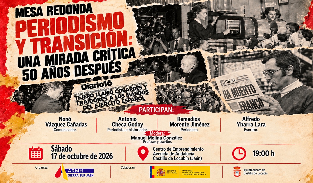 Destacados comunicadores analizarán el periodismo durante la Transición y sus retos actuales