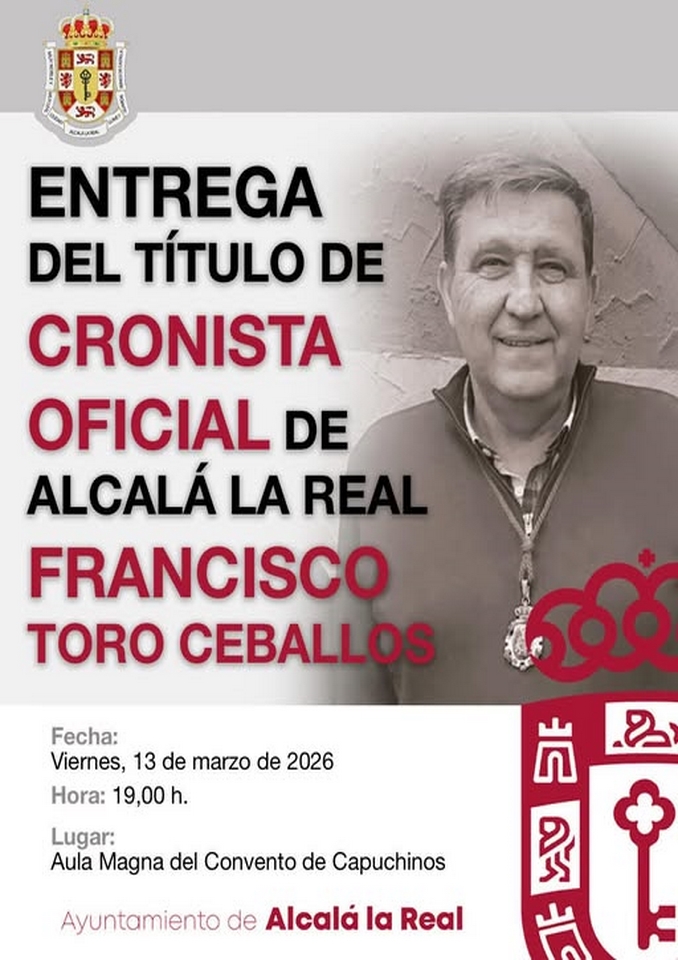 Toma de posesión Cronista Oficial de Alcalá la Real