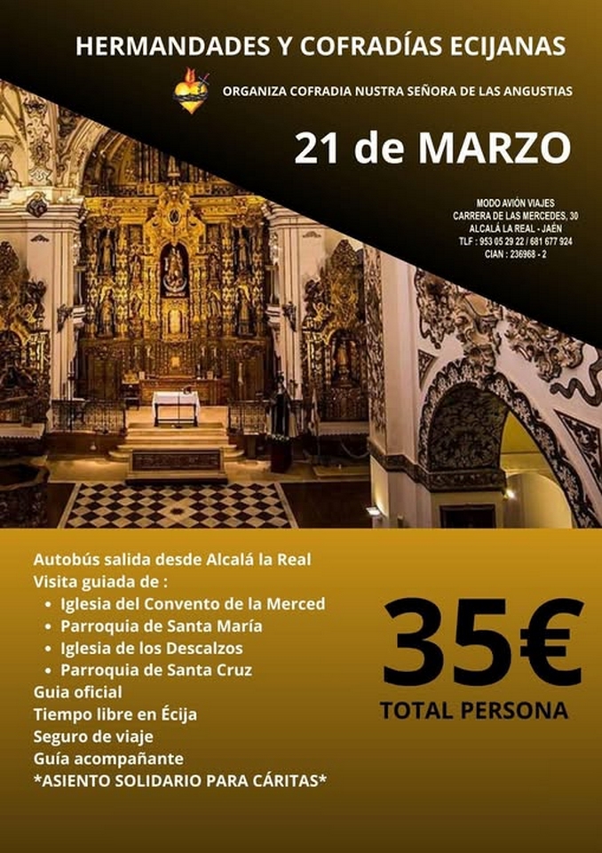 Viaje a Écija para conocer sus cofradías y hermandades 