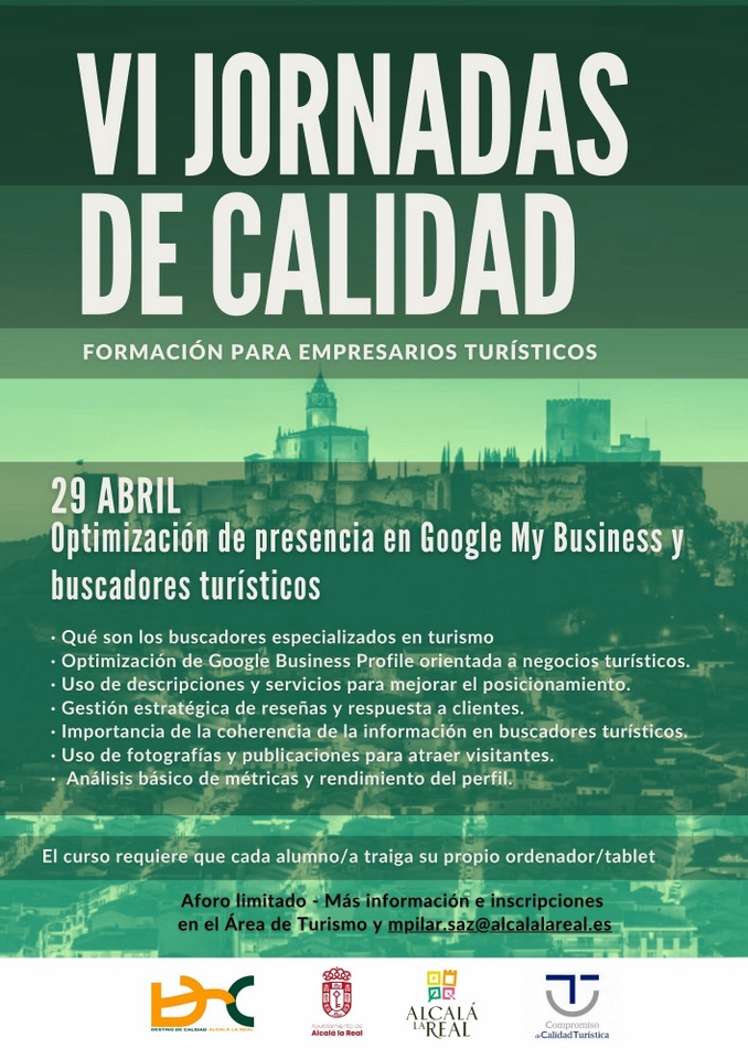 VI Jornadas de Calidad para empresarios turísticos