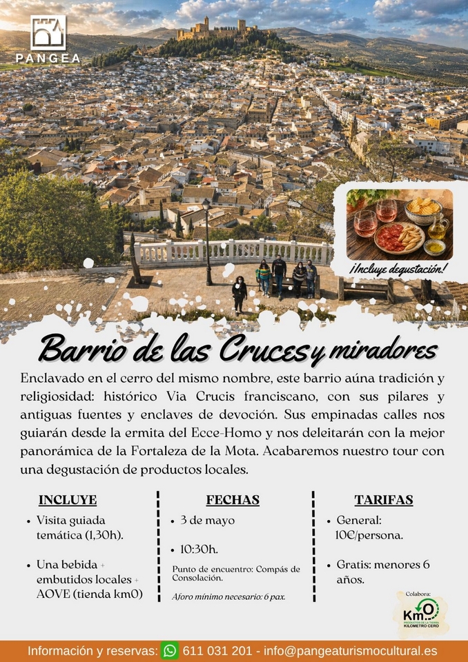 Visita guiada al barrio de las Cruces y Miradores