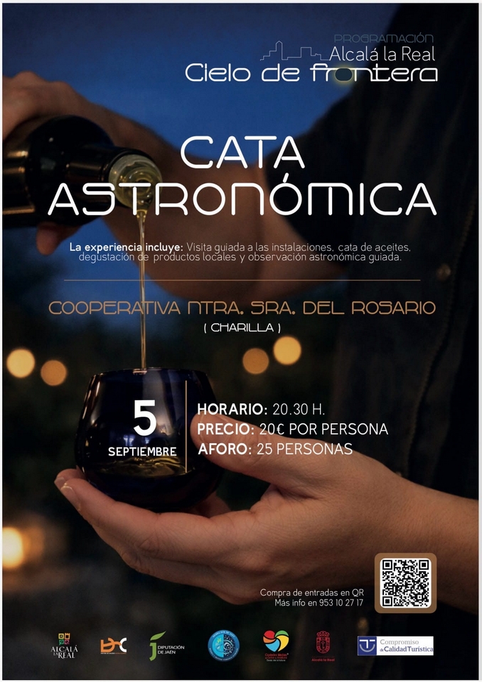 Cata de aceites y observación astronómica