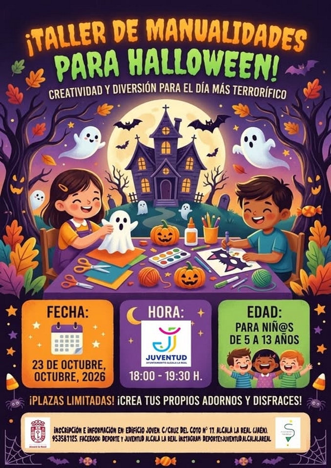 Taller de manualidades para Halloween 