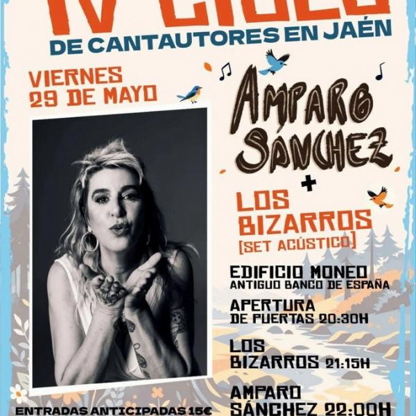 Amparo Sánchez en el IV Ciclo de Cantautores de Jaén