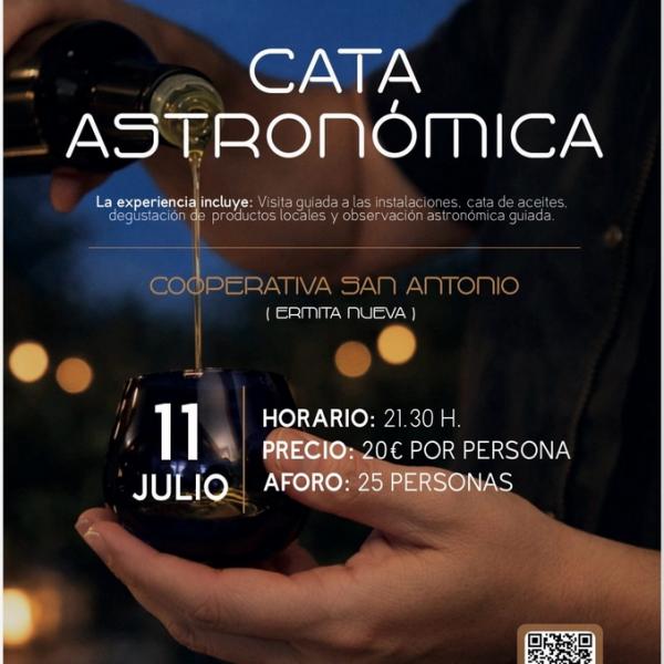 Cata de aceites y observación astronómica