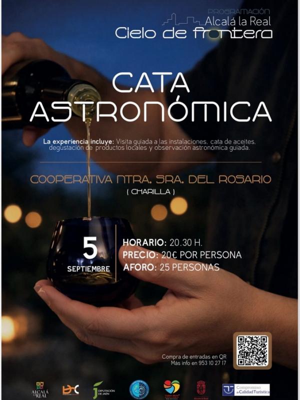 Cata de aceites y observación astronómica